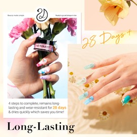 AZUREBEAUTY Dip Powder Nail Kit with Electric Nail Drill 24 Colors Spring Summer Blue Purple Nail Starter Kit with Dip Liquids Base Top Coat Activator Portable Manicure French Nail Art Essential Set