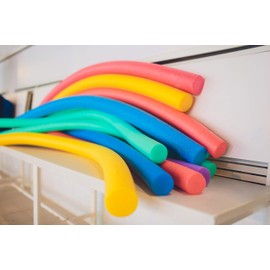 Floating Pool Noodles Foam Tube, Thick Noodles for Floating in The Swimming Pool, Assorted Colors, 52 Inches Long (Yellow)