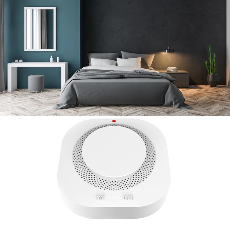 Smoke Detector Low Battery Alarm High Sensitivity Fast Response Loud