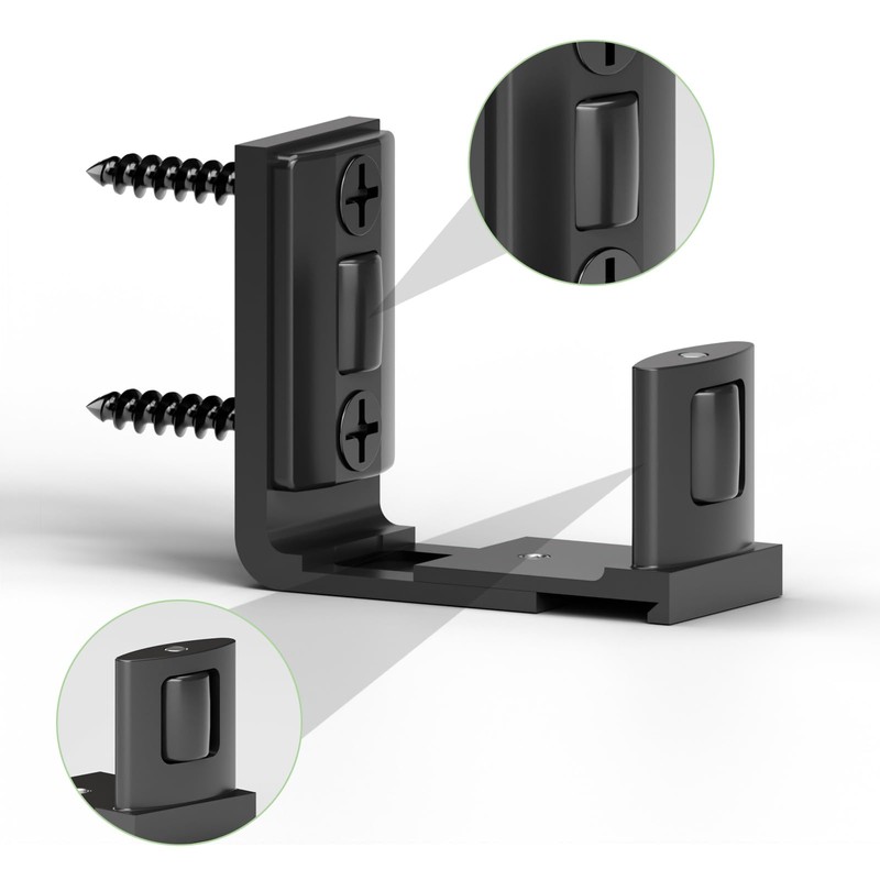 ETIASQSA Adjustable Roller Floor Guide for Sliding Door, Wall/Door Guide