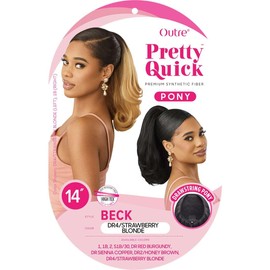 Outre Pretty Quick - Drawstring Pony - Beck (DR RED BURGUNDY)