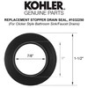 KOHLER 1032250 Seal Ring for Sink Pop-Up Stoppers or Clicker-Style