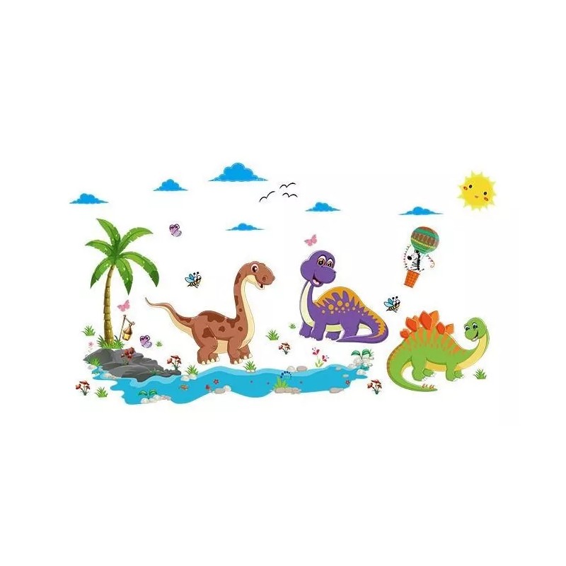 DaraBaby Vinil Decorativo Infantil Animales Dinosaurios Bebé Niño