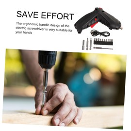 Operitacx Cordless Drill Tool Electrician Screwdriver Set Mini Electric Screwdriver for DIY Projects