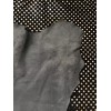 Black Leather Lambskin Hides With Silver Dots/sequins 3-4sf. Bonus If