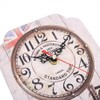 AUNMAS Wall Clock, MDF European Retro Rectangular Wall Clock Bar