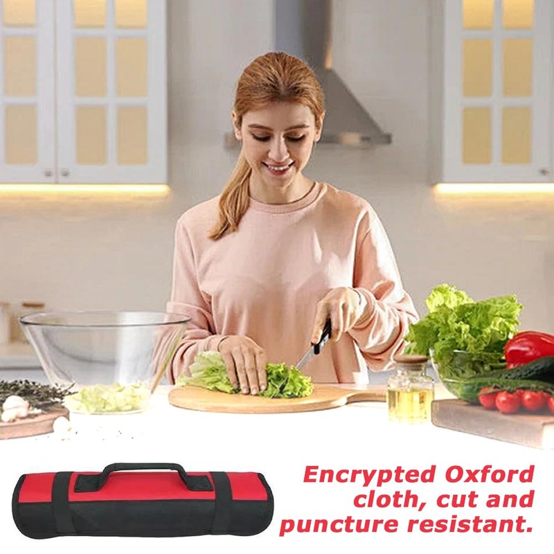 Chefs Roll Bag,Chef Storage Bag,Cutlery Chef Bag,Repair Tools Bag,Large Capacity