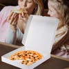 Huoshange Thin White Pizza Box-12x12x2 Inch-10 Pack Paperboard Material Box