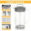 WUWFKUI Mixing Pitcher for Drinks, 2 Quart/ 64oz Plastic Water