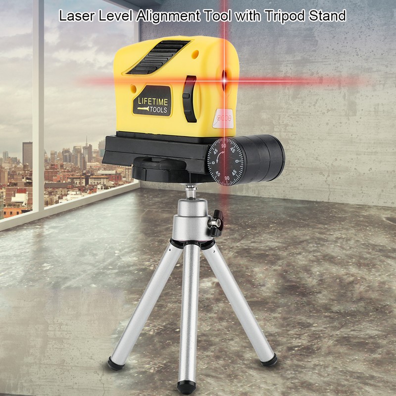 Laser Spirit Level Point/Line/Cross Horizontal Vertical Alignment Adjustment Tool with