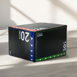 이노이 3 IN 1 소프트 점프박스 Innoi 3 IN 1 Soft Jump Box, 블랙 × 75 x 60 x 50 cm × 1개