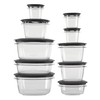 Rubbermaid Premier Easy Find Lids Meal Prep and Food Storage