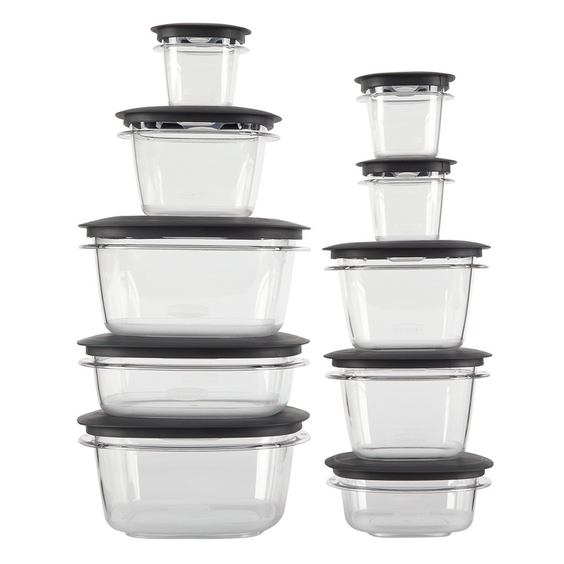 Rubbermaid Premier Easy Find Lids Meal Prep and Food Storage