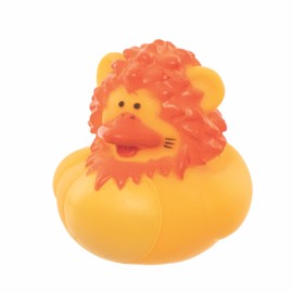 Baker Ross FE320 Safari Rubber Duck Bath Toy - Pack of 6, Toy for Small, Party Bag Fillers and Bath Toys for Children