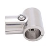 90° T Tee Tube Pipe Connector 1in/25.4mm ID Separable Stainless