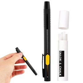Heat Erasable Fabric Marker for Sewing, Embroidery, Quilting, Washable Erasable Replaceable Refill Marker Pen, Heat Erasable Pens Suitable for Cotton, Knitted Fabrics (1 Pen ＆ 20 Refills)