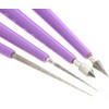 YINETTECH A Set of 4 Diamond Tips Pearl Reamer Beading
