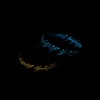 Elvish Ring Glow in the Dark, Elvish Rune Jewelry (Luminous