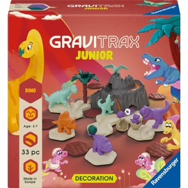Ravensburger GraviTrax Junior Extension Dino 24587 - Marble Run from 3 Years - Marble Run and Construction Toy for Children - Dino Gift for Boys and Girls