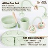 Baby Pastuzzo Set of Silicone Baby Feeding Essentials 6 in