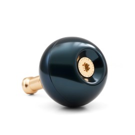 TAILANDE WT45 Reel Handle Knob, Stradic SW, Twin Power SW, Stradic SW, Shimano Type B Handle, Replacement Spinning Aluminum, 1.8 inches (45 mm), Knob, Compatible with Spinning Reels, Blue, Sea Fishing, Power Game (Dark Blue, Gold)