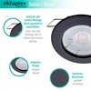 Oktaplex Lighting Set of 3 LED Recessed Spotlights Sedan with