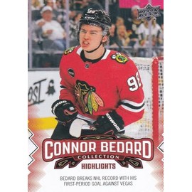 2023-24 Upper Deck Hockey Connor Bedard Collection #16 Connor Bedard Rookie Card RC Hockey Card
