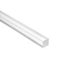 sourcing map 6mmx6mmx250mm Transparent Clear Solid Acrylic Square Rod PMMA