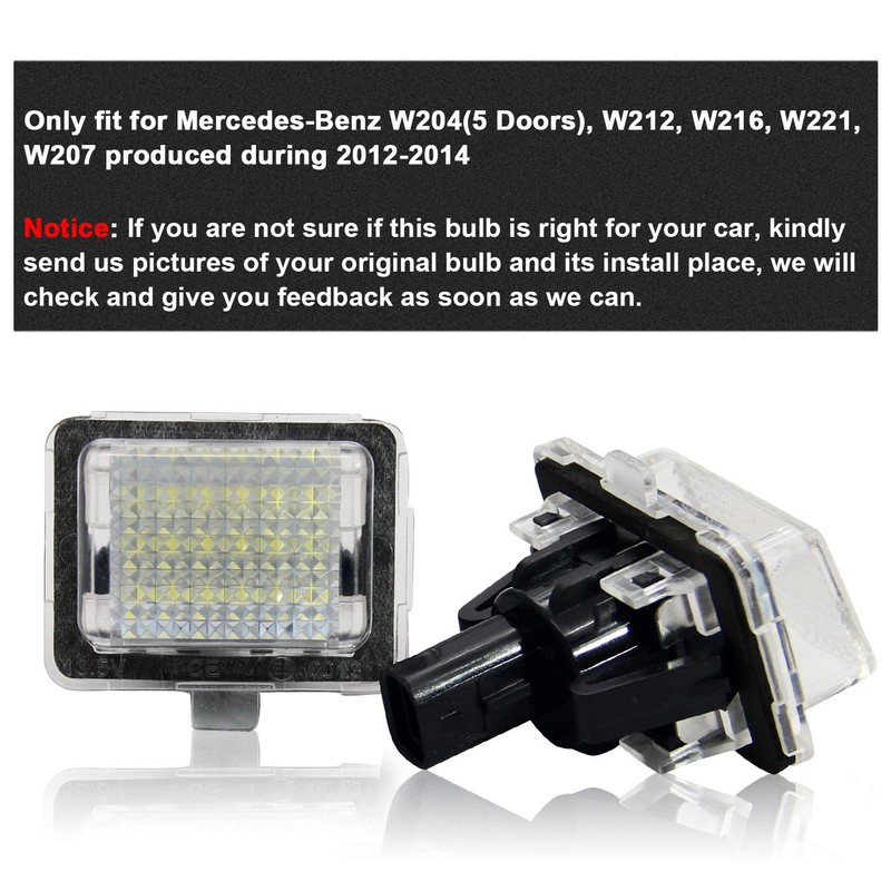 Win Power Licence Plate Lighting, Pack of 2