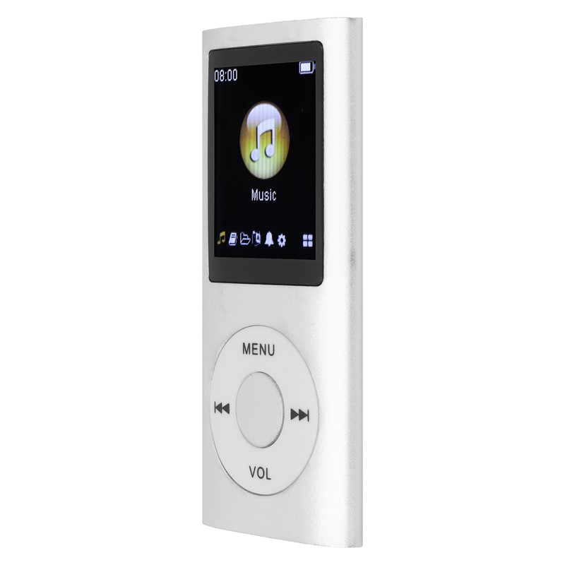 MP3 Player Stylish Multifunctional Lossless Sound Slim 1.8 Inch LCD