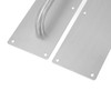 Pull Push Door Plate Handle with Screws 304 Stainless Steel