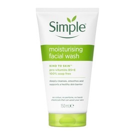 SIMPLE, Limpiador facial con efecto Humectante, 150 ml