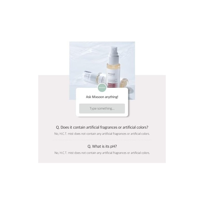 MIXSOON H.C.T. Mist 1.69 fl oz / 50ml Face Moisturizing