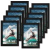 FIXSMITH 4x6 Picture Frame Set of 10, 4x6 Photo Frames