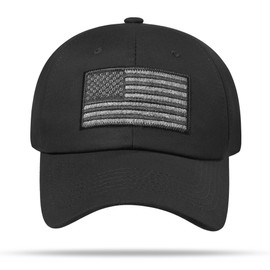American Flag Hat, Adjustable Fit USA Baseball Cap for Men Women, Dad Hats, Outdoor Ball Caps for Casual Wear Black