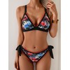 Aidonger Bikini Sets for Women Floral Two Piece Bathing Suit