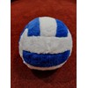 Plush Volleyball (Royal Blue & White)