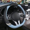 Binsheo Cute Steering Wheel Cover D Shape for Women Men