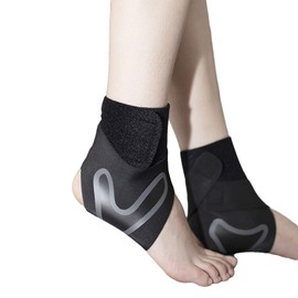 SHULLIN Pack of 2 Adjustable Ankle Brace Ankle Braces Foot Bandage Metatarsal Ankle Support Band Ankle Support Band Ankle Support Strap for Men Women (M)