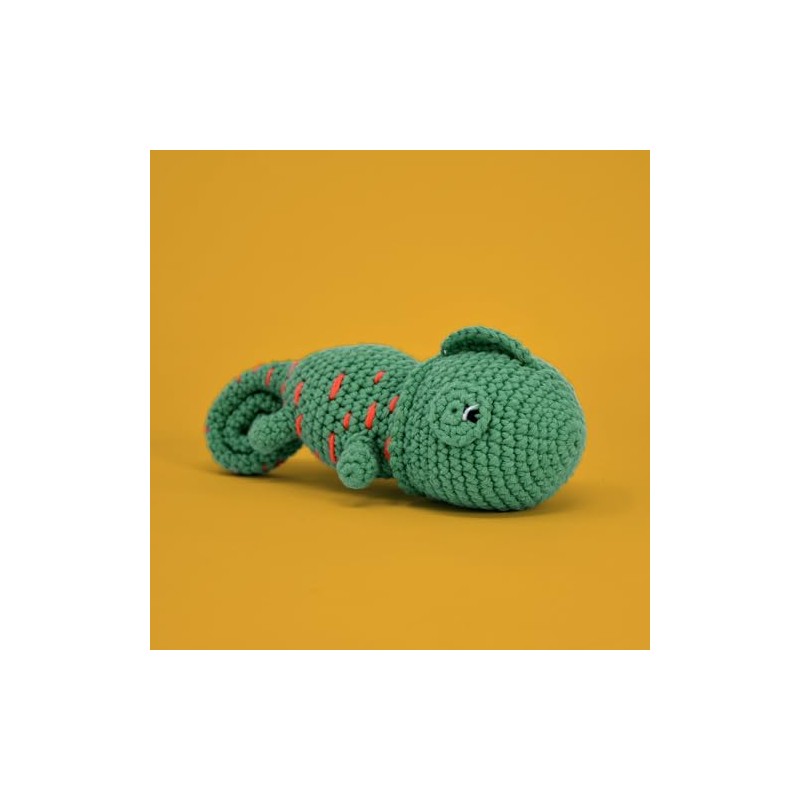 KNITTY CRITTERS Hello Crafts - Pouch Pals - Karen Chameleon