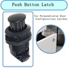 2Pcs Push Button Latch, Push to Close Latches for Perpendicular