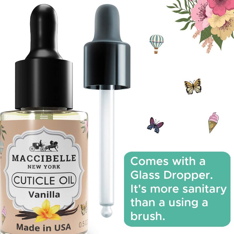 Maccibelle Cuticle Oil 0.5 oz - Heals Dry Cracked Cuticles