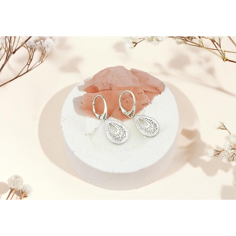 SOFIA MILANI - Women's Earrings 925 Silver with Zirconia Stones