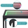 FUSLITE Infinity Mirror Light Table, Coffee Tables for Living Room,
