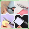4 Pcs Pinking Shears Scissors for Fabric Cutting 10/7/4/2 mm
