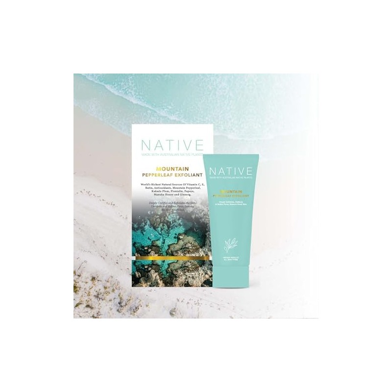 Klara Cosmetics Exfoliante Facial de Hoja de Pimienta de Montaña