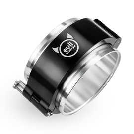 EVIL ENERGY V Band Aluminum, Quick Release V Band Clamp with Flange Intake Intercooler Pipe Clamp (1, 3")