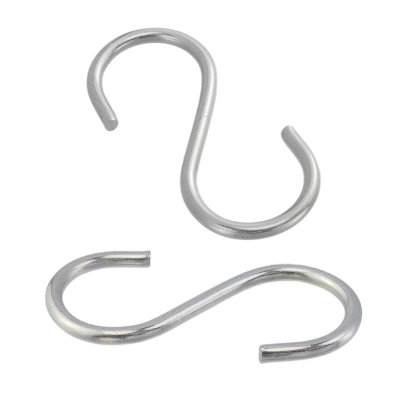 12 Pcs Small S Hooks for Hanging Heavy Duty,2 Inch