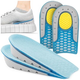 SULPO Heel Cushion for Shoes - Heel Pain Insoles Shoes Men & Women for Posture Correction, Leg Length Difference - 2cm, 2 Pairs