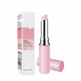 Bálsamo labial rosa, hidratante hidratante hidratante de gelatina, líneas de labios que se desvanecen y eliminan la piel muerta, previene los labios s